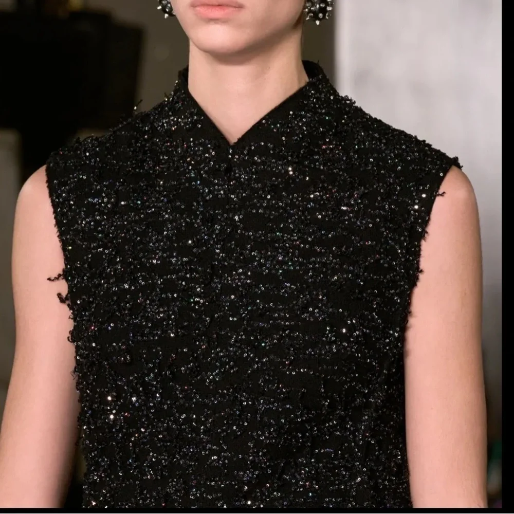 New Tory Burch Sequined Fringe Dres